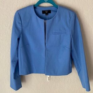 J. Crew Blue Lady Jacket Posh Prep Professional Ivy